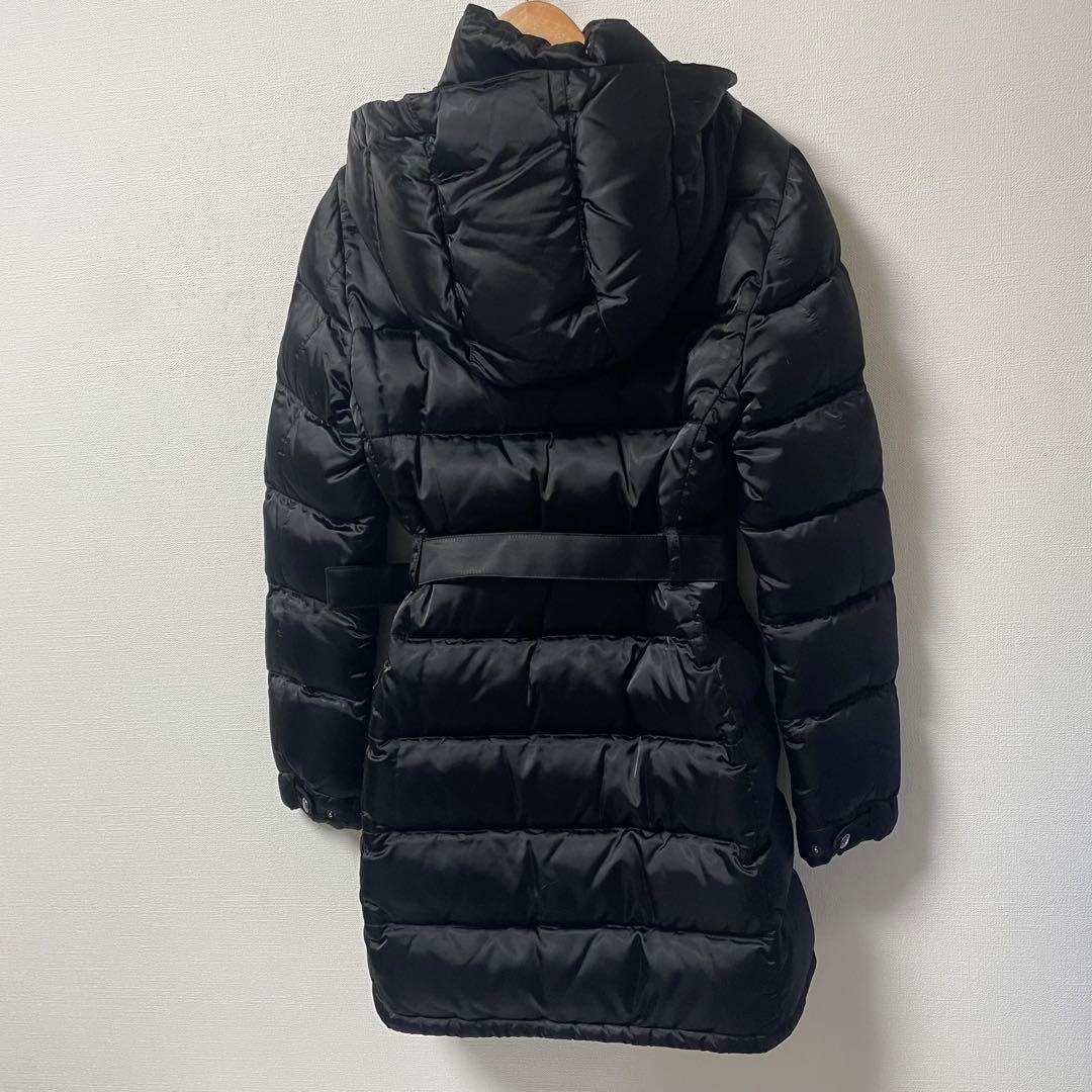 プラダ　ダウン　ロング　ベルト　ブラック　XL相当　サイズ42