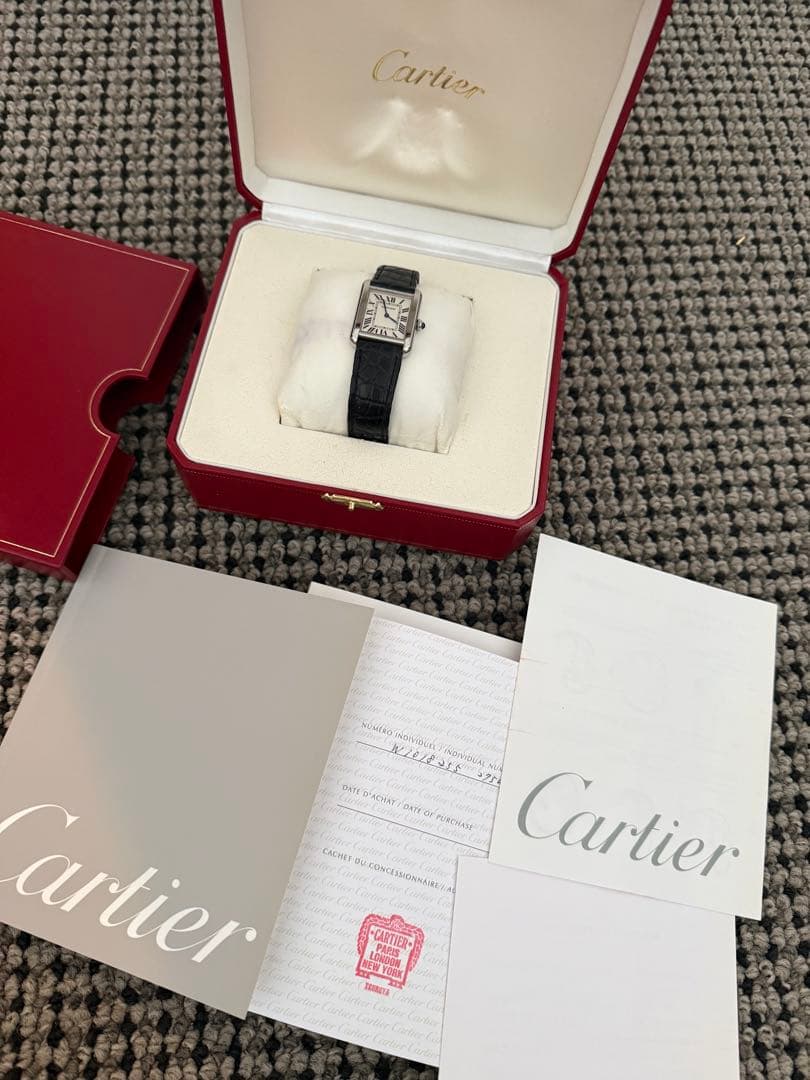 Cartier Tank Solo （タンクソロ）ステンレススチール　保証書付き