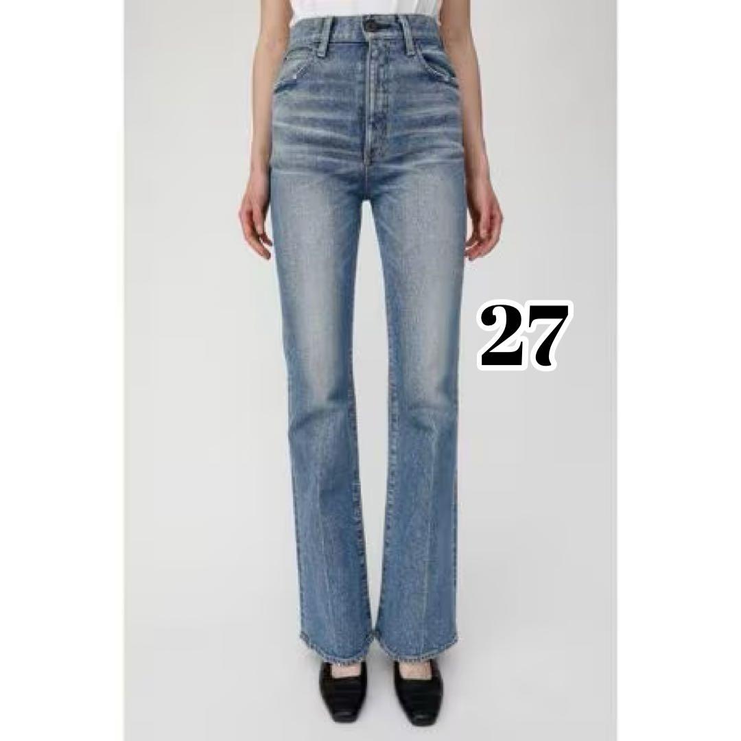 大人気✨moussy MVS FLARE フレアデニムパンツ 27 BLUE