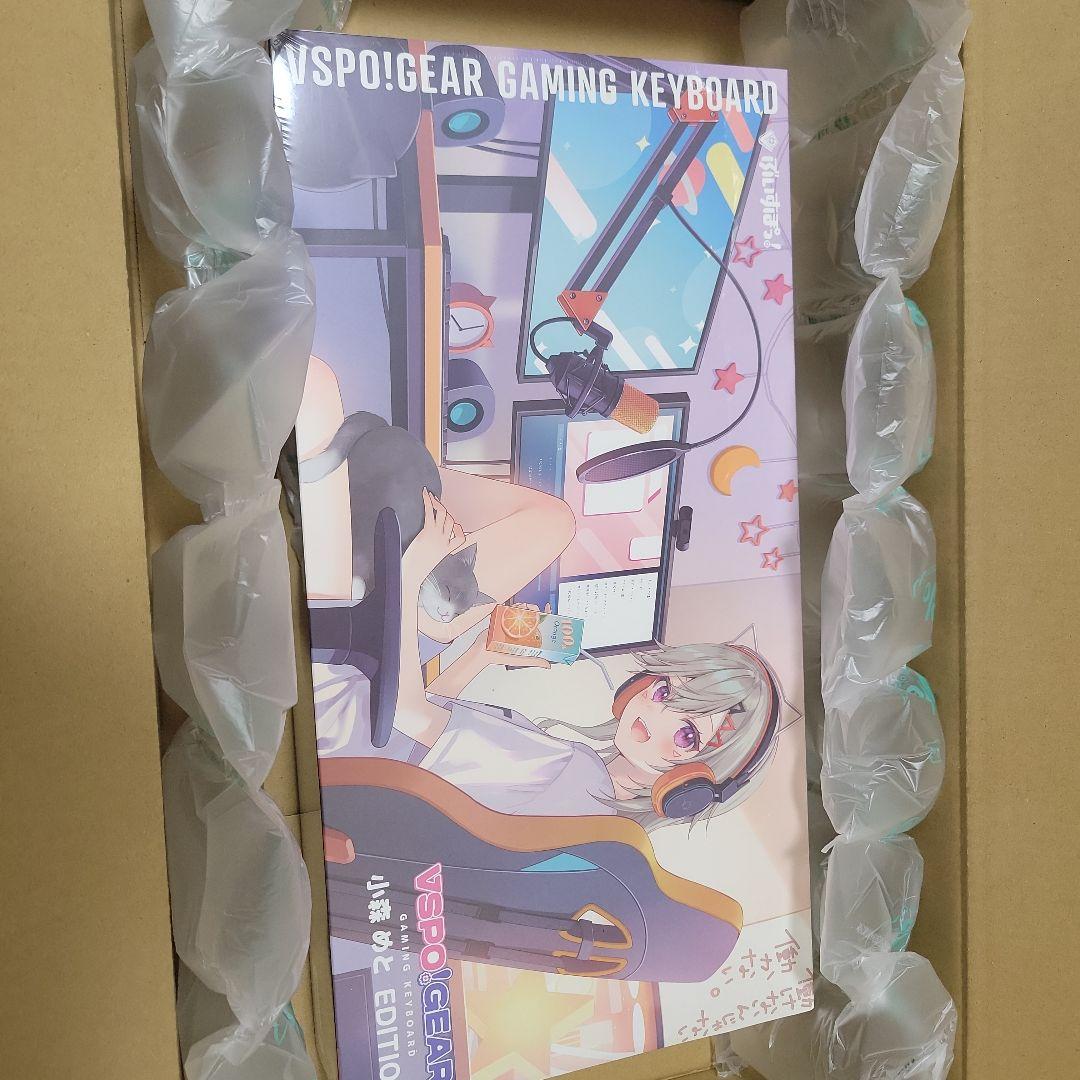 ぶいすぽっ！　ゲーミングキーボード　小森めと