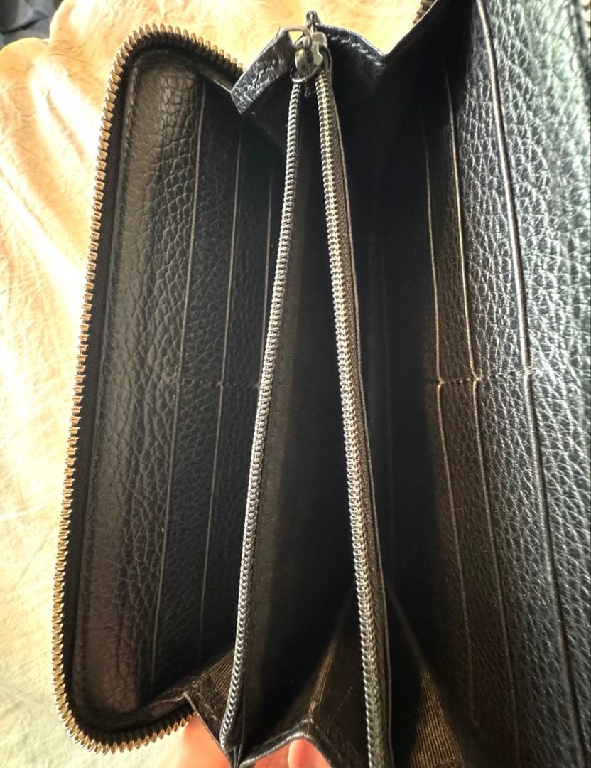 【美品】GUCCI グッチ　ラウンドファスナー長財布