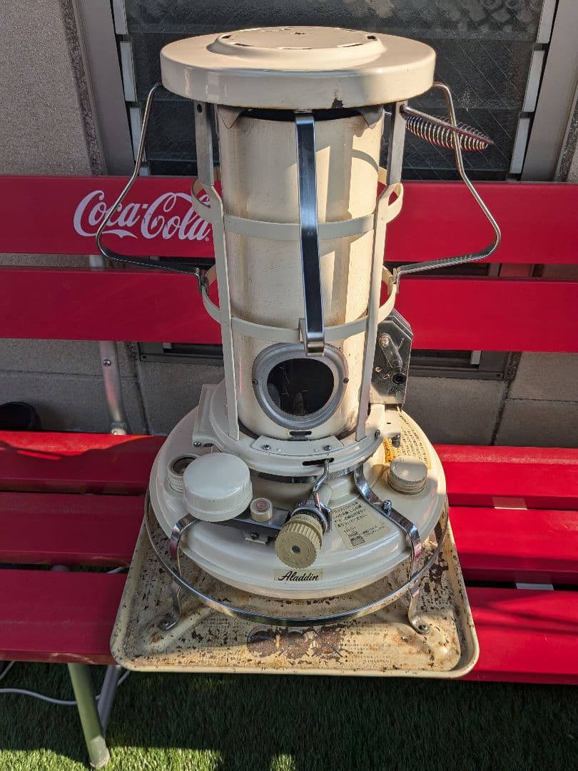 38型 アラジン石油ストーブ デラックスJ380004Bブルーフレーム動作ok