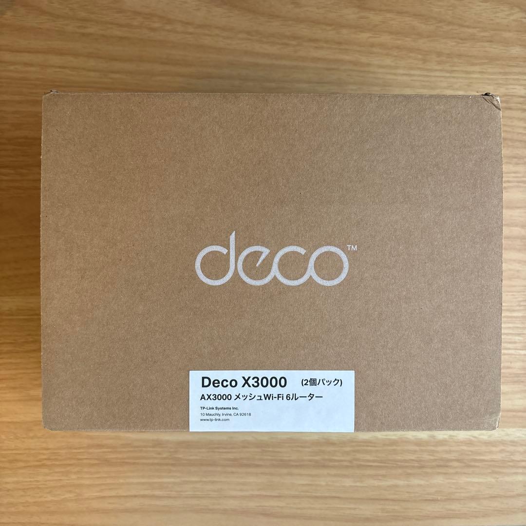 ほぼ新品・TP-Link Deco AX3000 2個パック