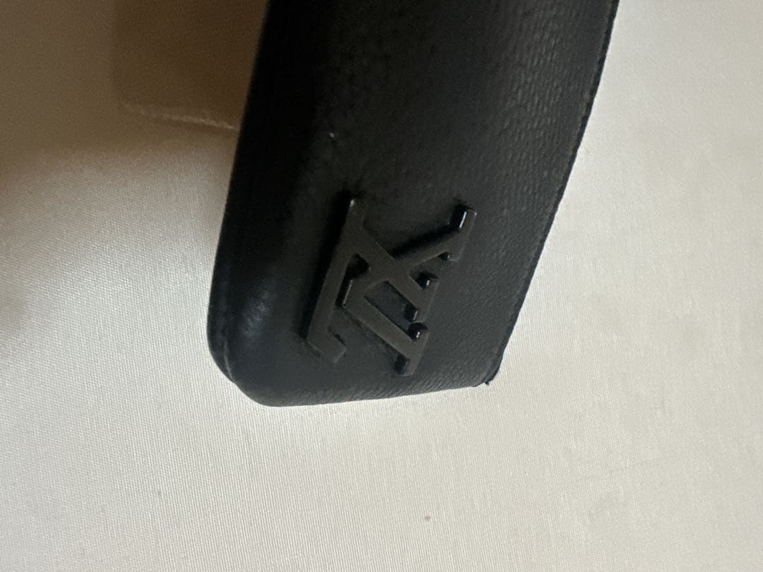 [LOUIS VITTON]ポシェット・クレ　アエログラム レザー　ブラック