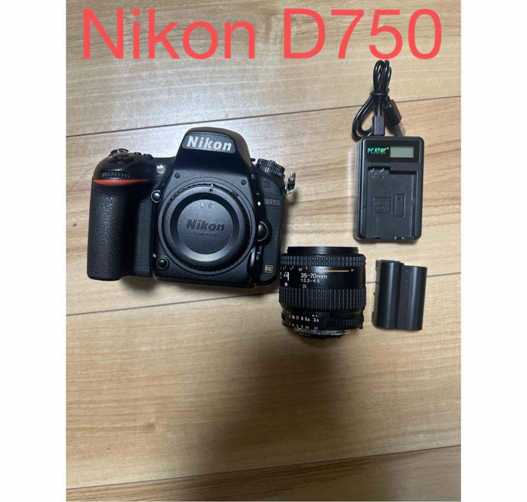 Nikon D750一眼レフカメラ／ニコンフルサイズ
