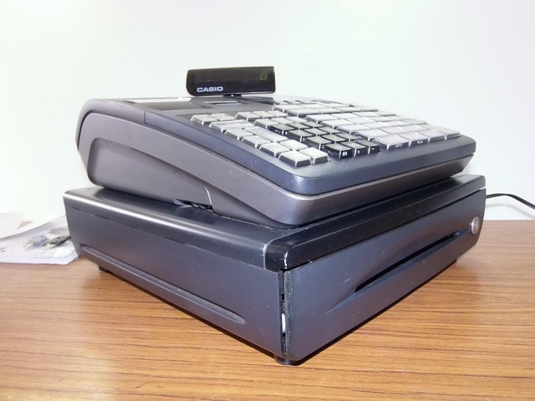 CASIO TE-2500-15SBK ブラック レジスター 250521