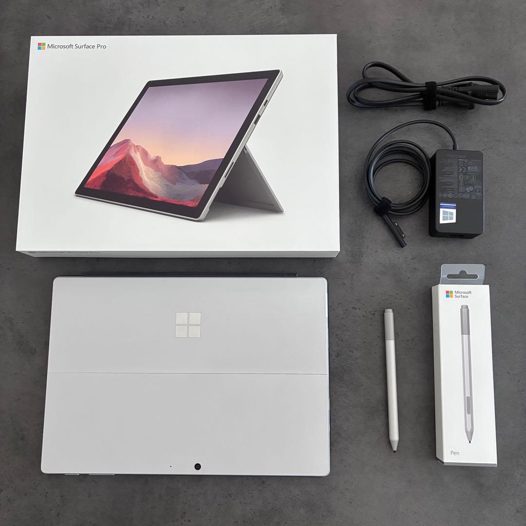 【美品】Surface Pro 7 i5/8GB/128GB キーボード＋ペン