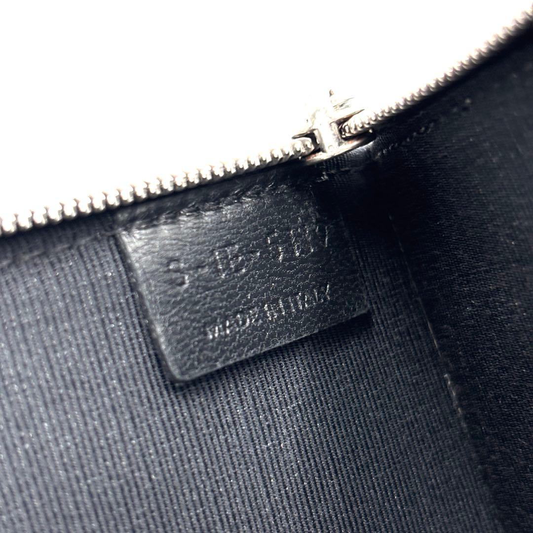 【未使用に近い・現行】セリーヌ ケース L字ファスナー レザー メンズ 黒