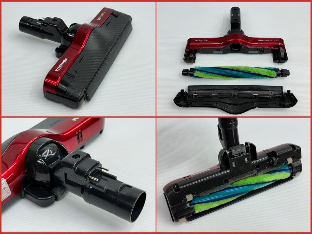 東芝　VC-SG514 トルネオ　ヘッド　回転ブラシ　部品　パーツ　赤 中古