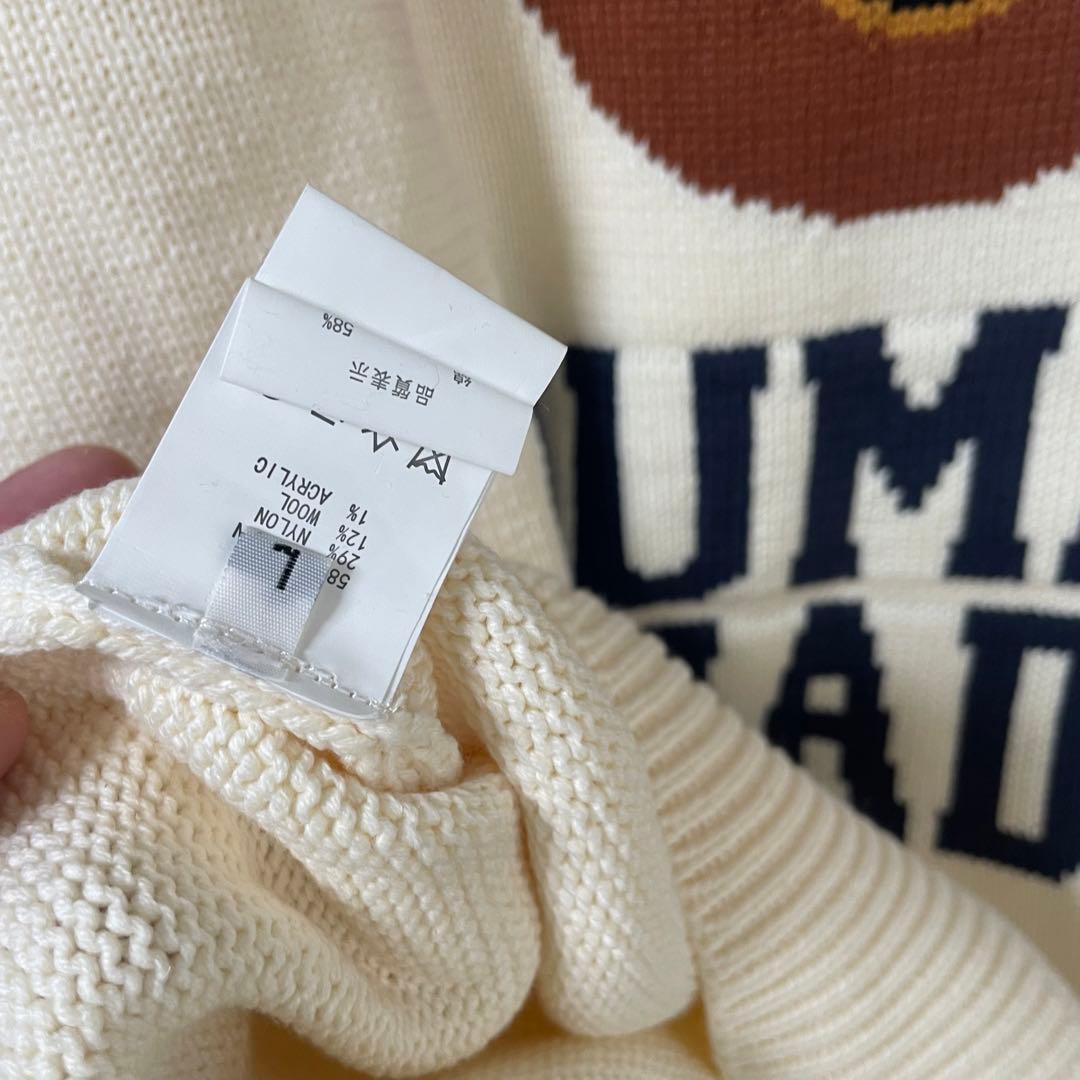 HUMAN MADE ベアー　ニット　スウェット　セーター　ヒューマンメイド　熊