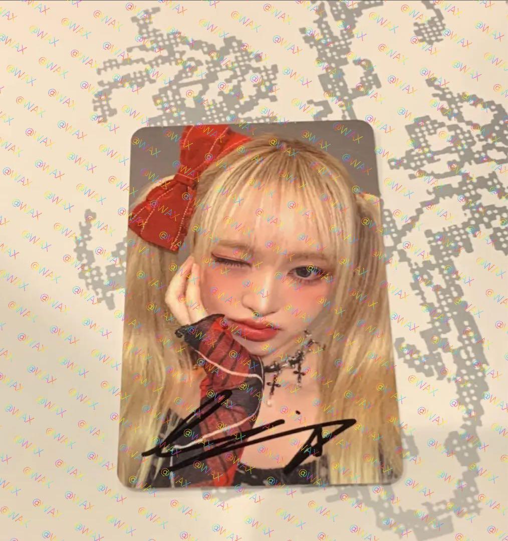 【限定値下げ】IVE サイン会　リズ　未公開トレカ　直筆サイン