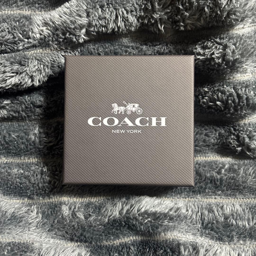 COACH シルバーチェーンネックレス Cロゴ