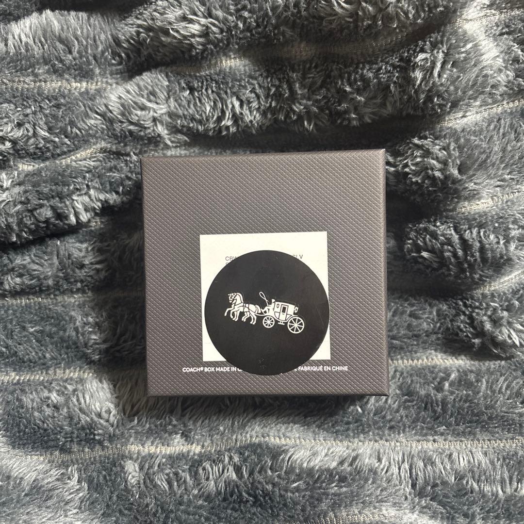 COACH シルバーチェーンネックレス Cロゴ