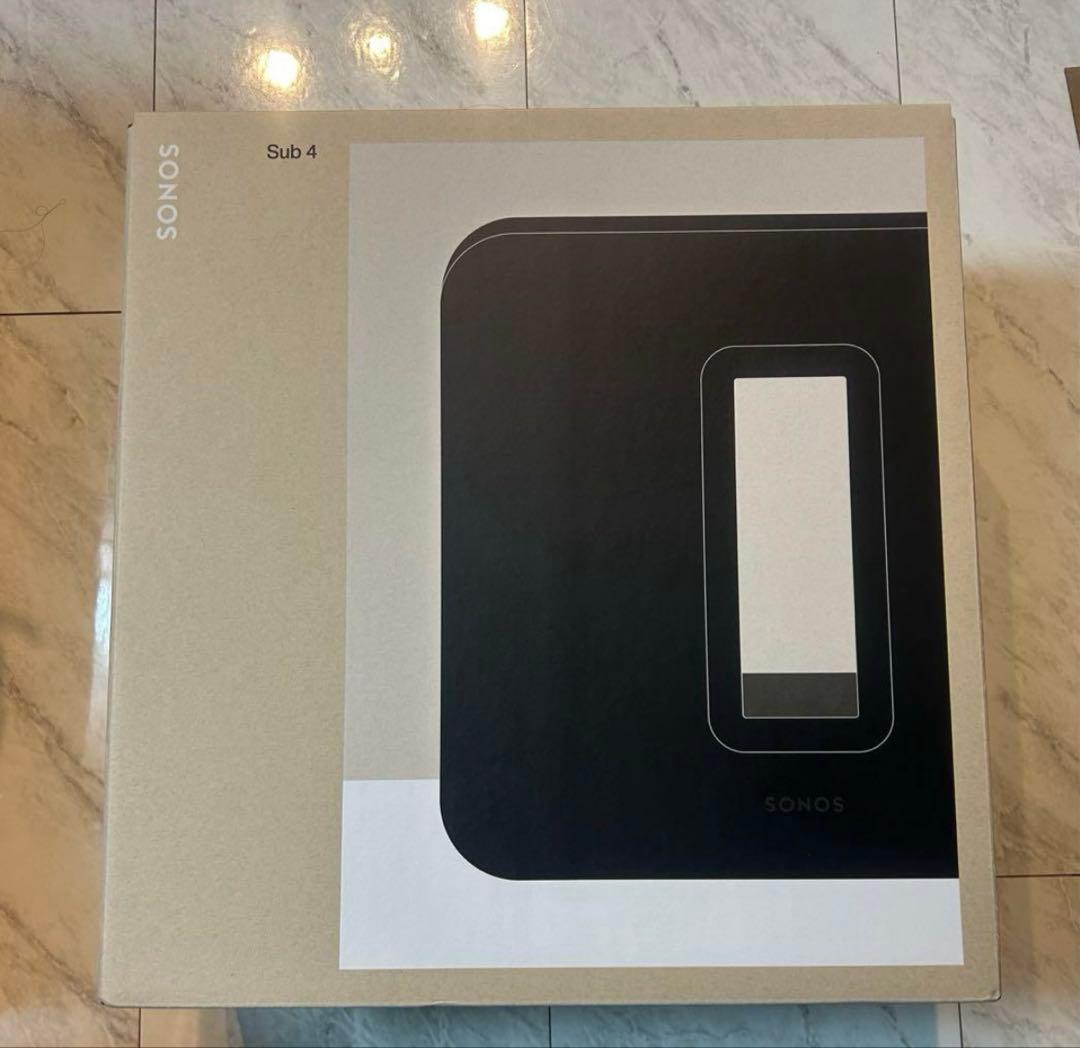 [新品未開封]SONOS Sub 4 プレミアムワイヤレスサブウーファーブラック