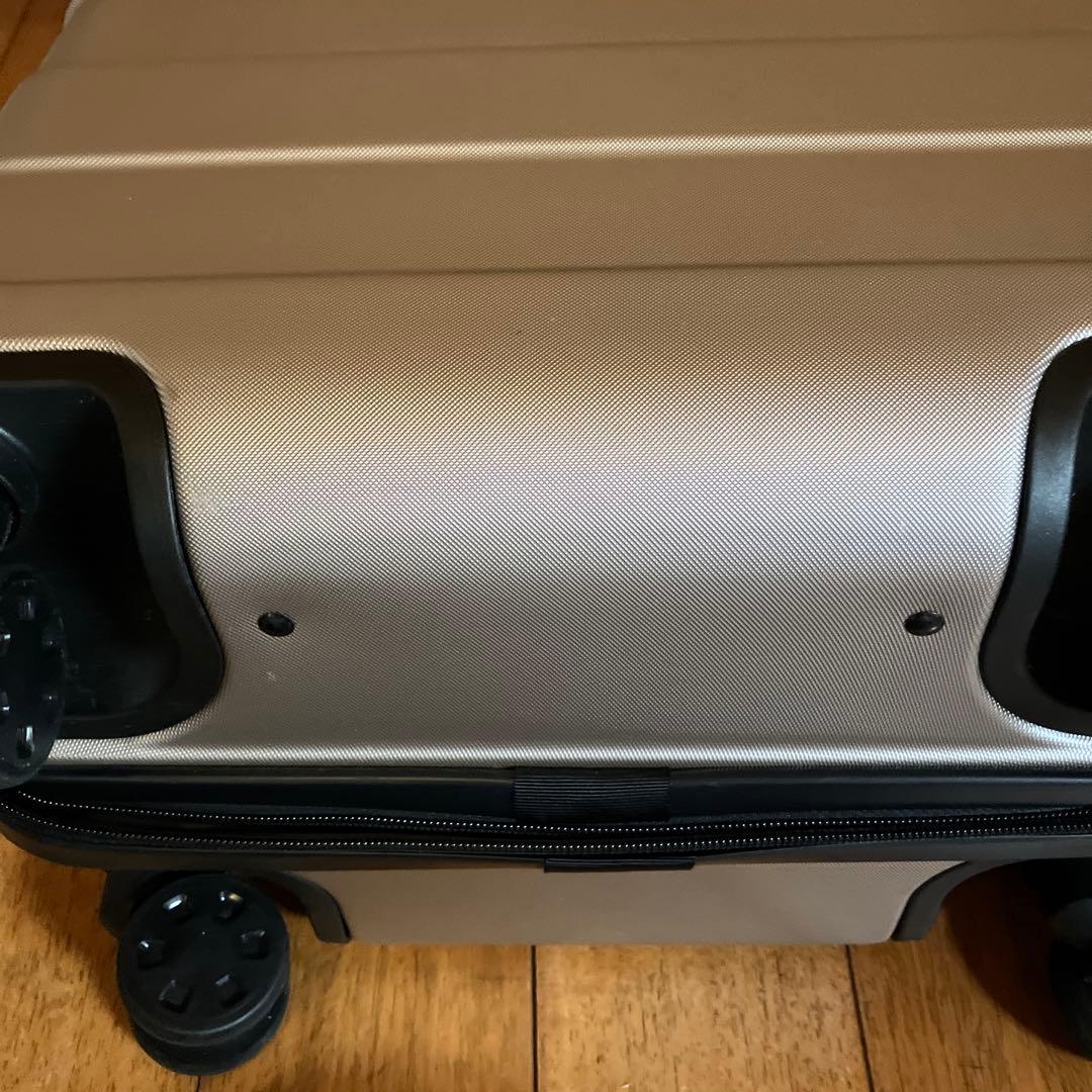 無印良品　キャリーバーの高さを自由に調節できるストッパー付きハードキャリー　美品