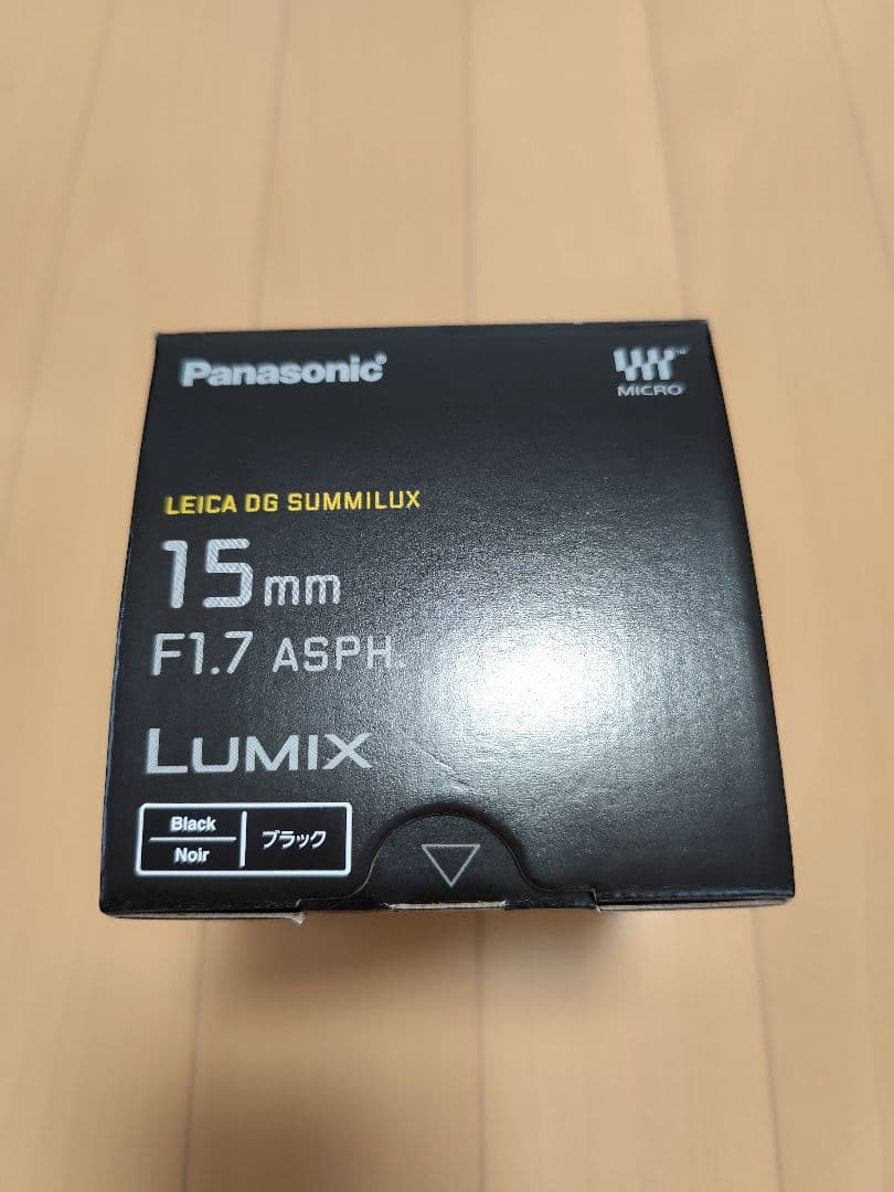 レンズ(ズーム) Panasonic LEICA DG SUMMILUX 15mm F1.7