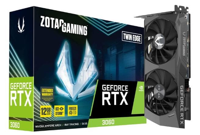 グラフィックボード・グラボ・ビデオカード ZOTAC GeForce RTX 3060 12GB