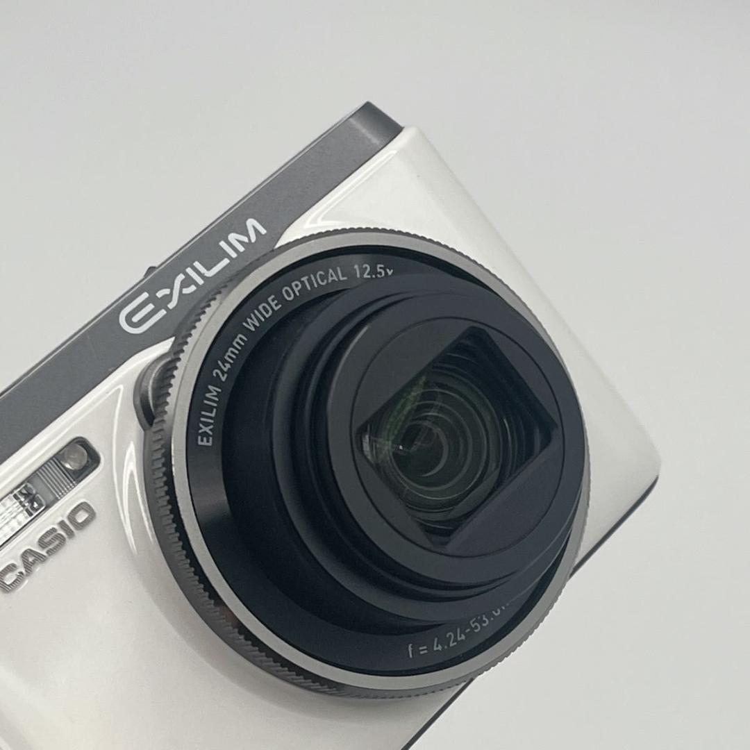 CASIO EX-ZR1100 ホワイト　コンデジ　カメラ カシオ EXILIM