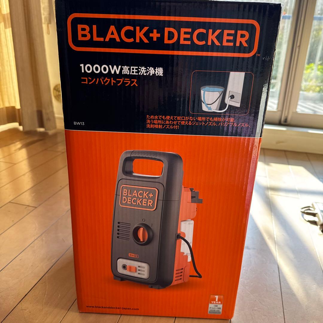 【Bris】BLACK+DECKER 1000W 高圧洗浄機