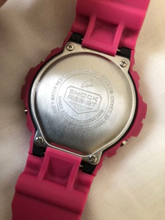 CASIO G-SHOCK DW-6900CS クレイジーカラー ピンク希少
