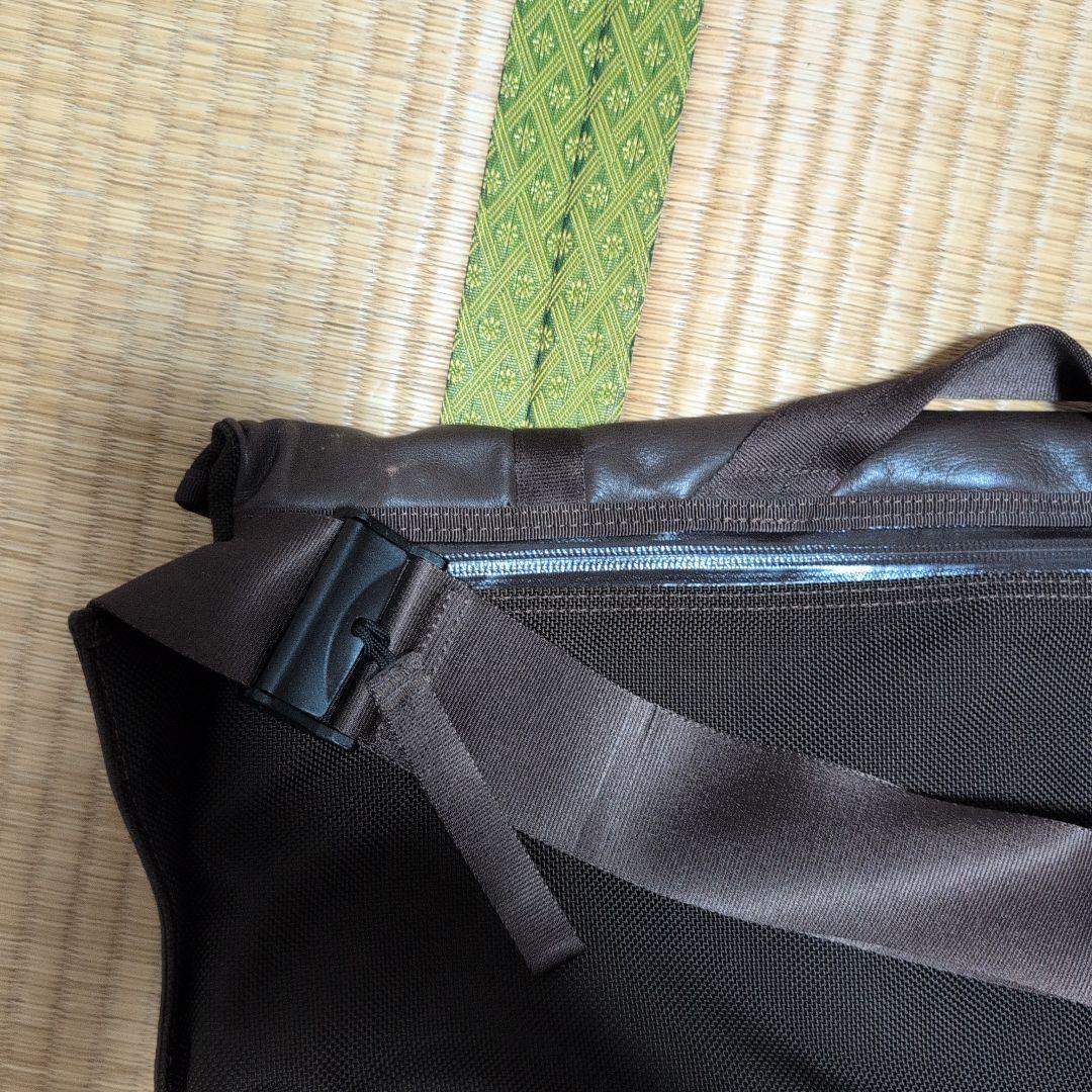 PORTER ZOOM メッセンジャーバッグ ブラウン　レザー