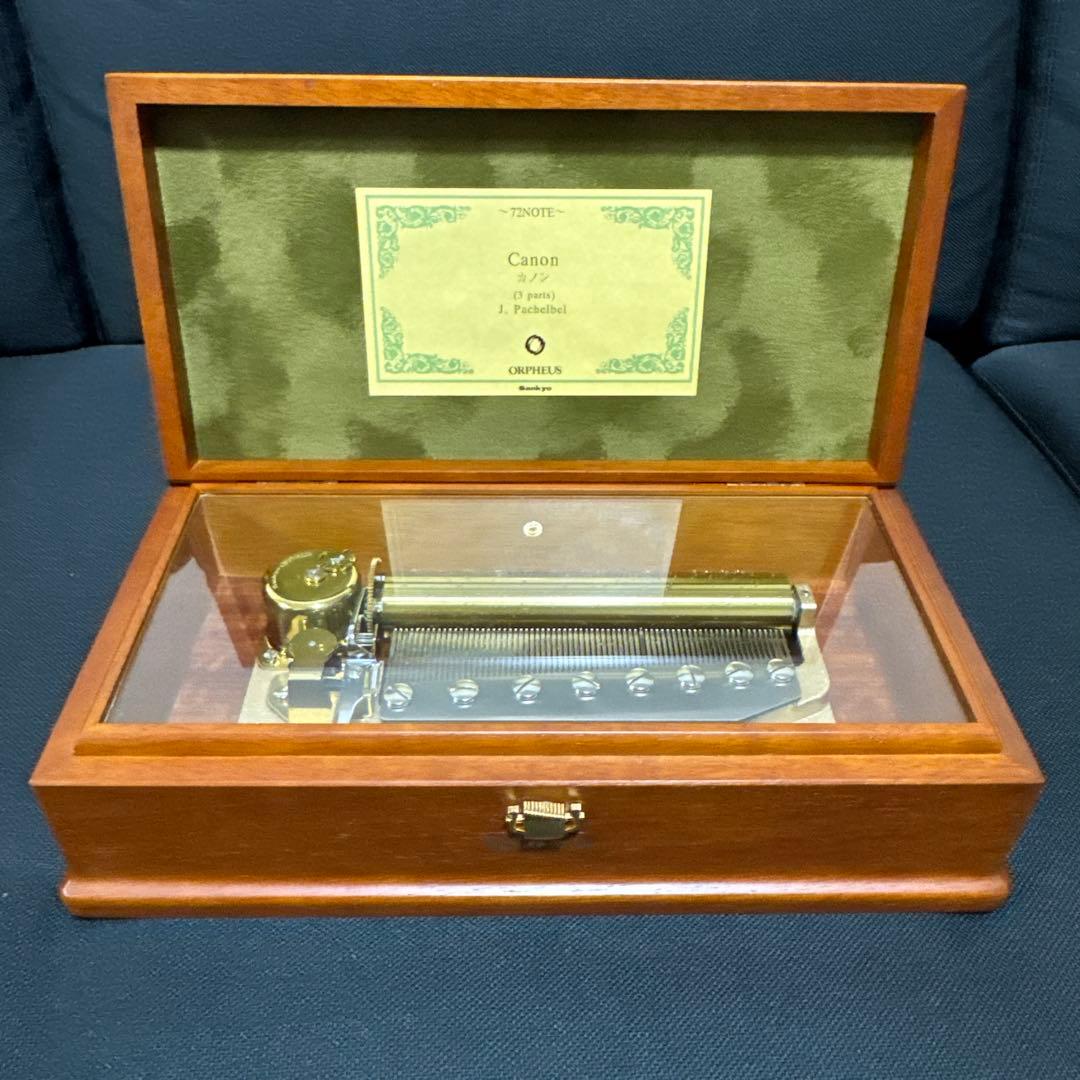 ORPHEUS サンキョー オルゴール カノン 72弁