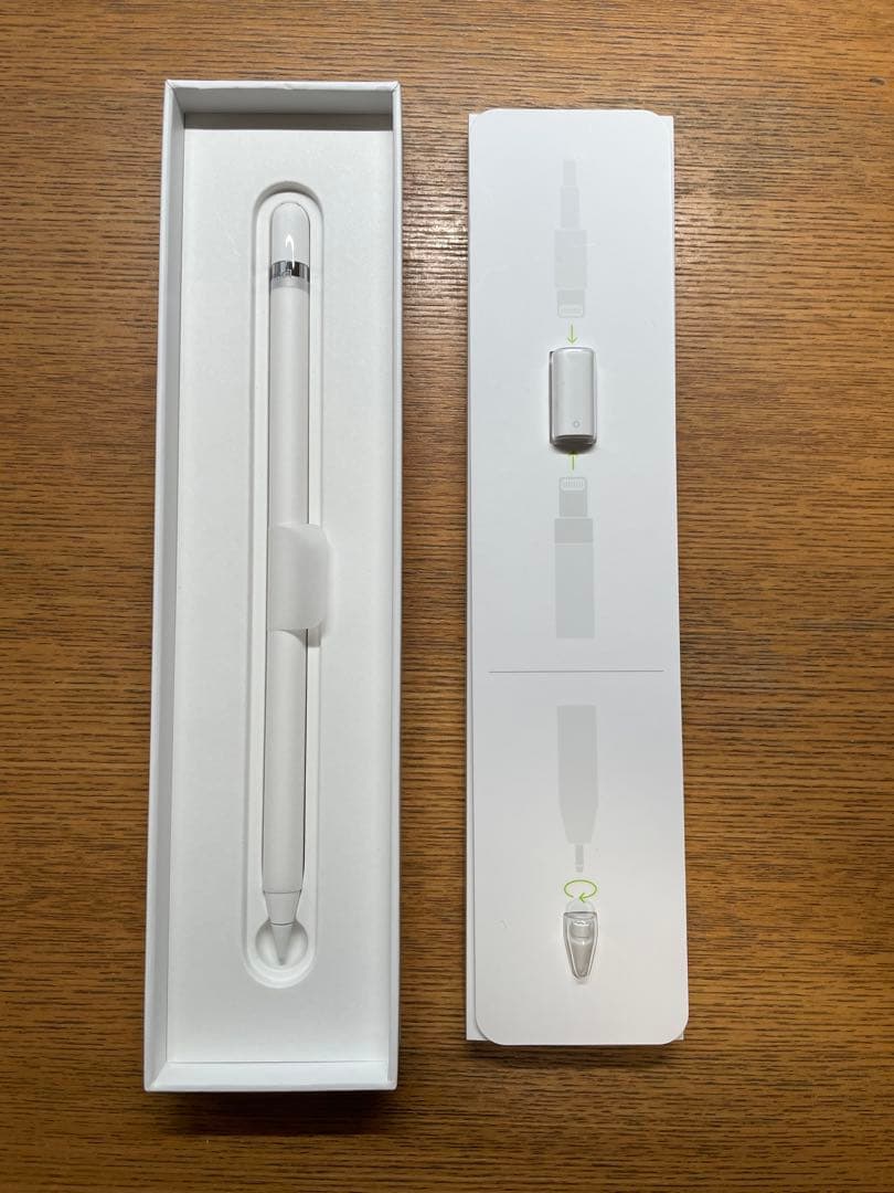 【美品・ほぼ新品】Apple Pencil ホワイト 第1世代