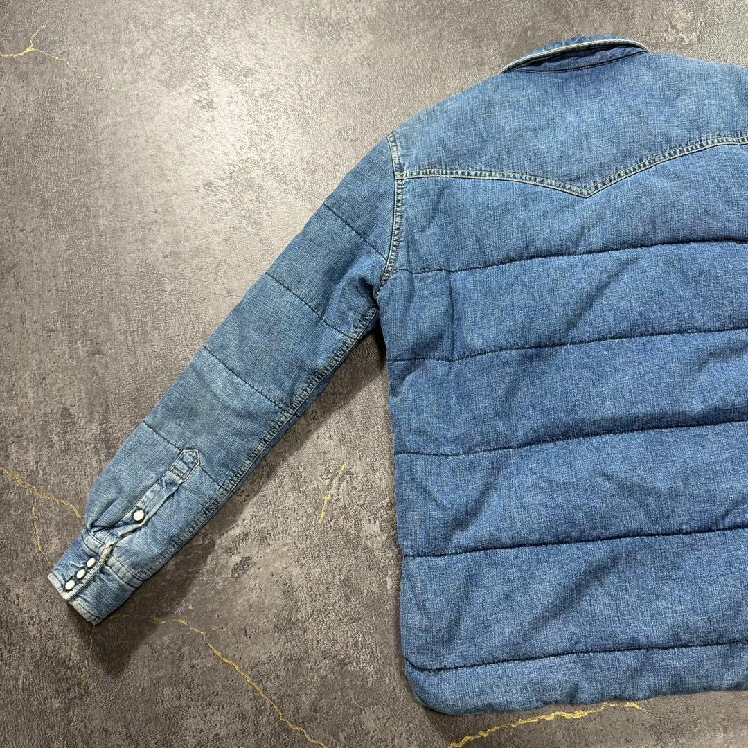 REMI RELIEF BeamsコラボデニムダウンシャツMレミレリーフビームス