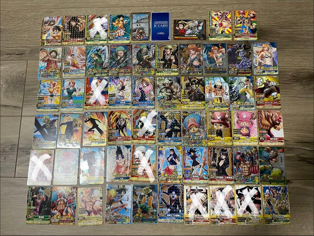 ワンピーベリーマッチ 麦わらの一味カードまとめ売り バラ購入可能