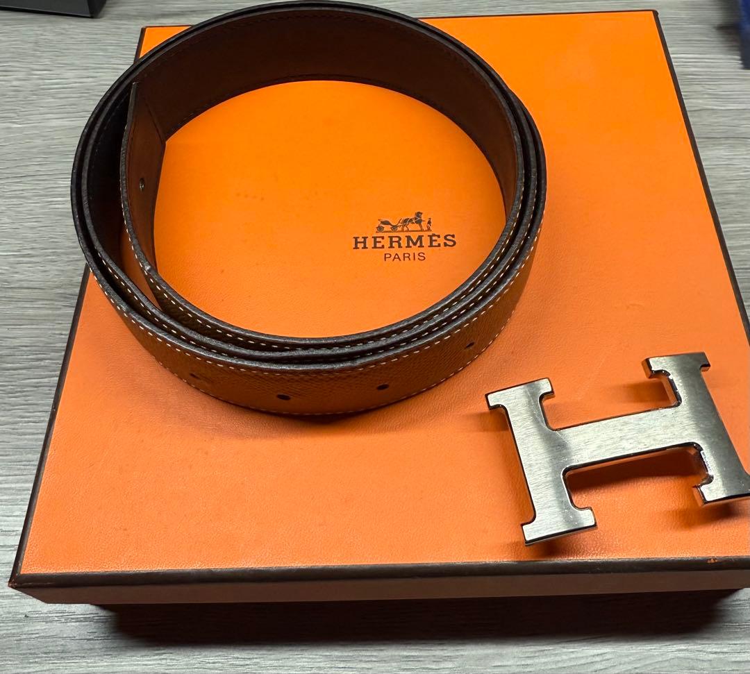 【ほぼ未使用】エルメス ベルト&バックルセット 90サイズ