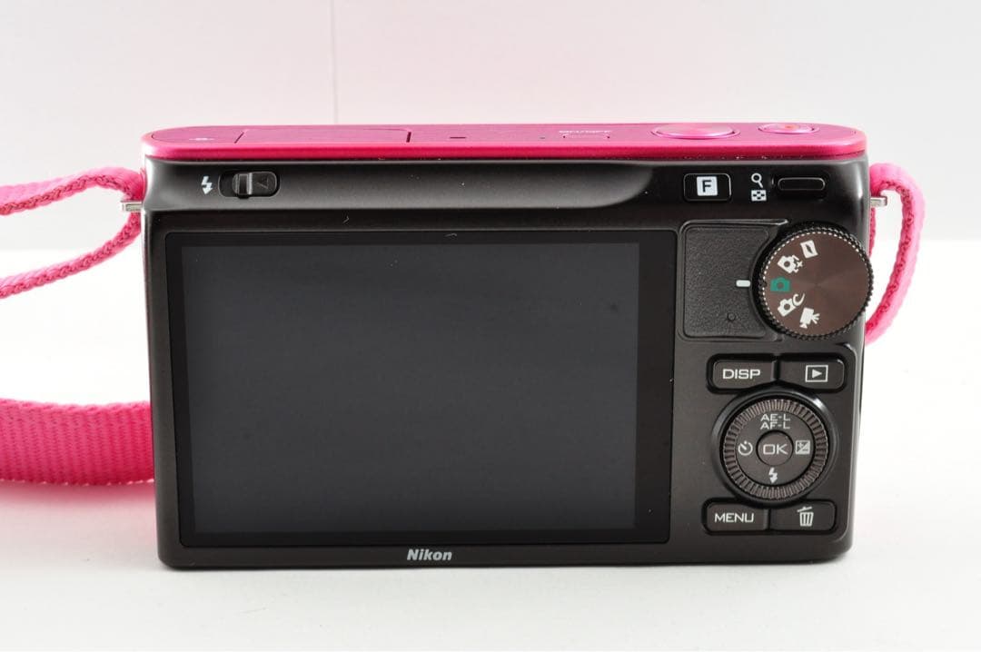 【ショット数4066回 / 美品】 Nikon 1 J2 ピンク ミラーレス