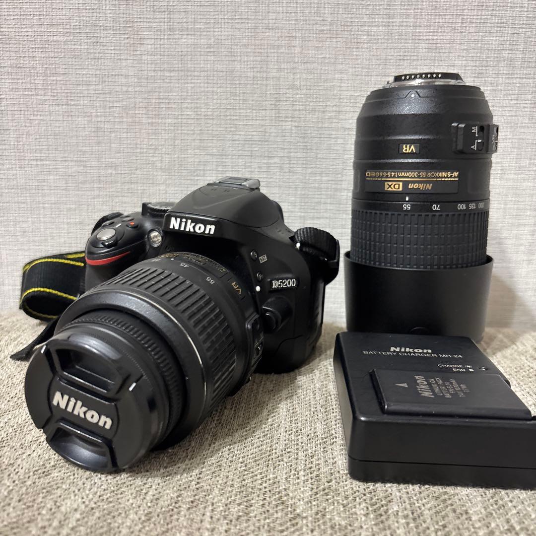 Nikon d5200 ダブルズームキット