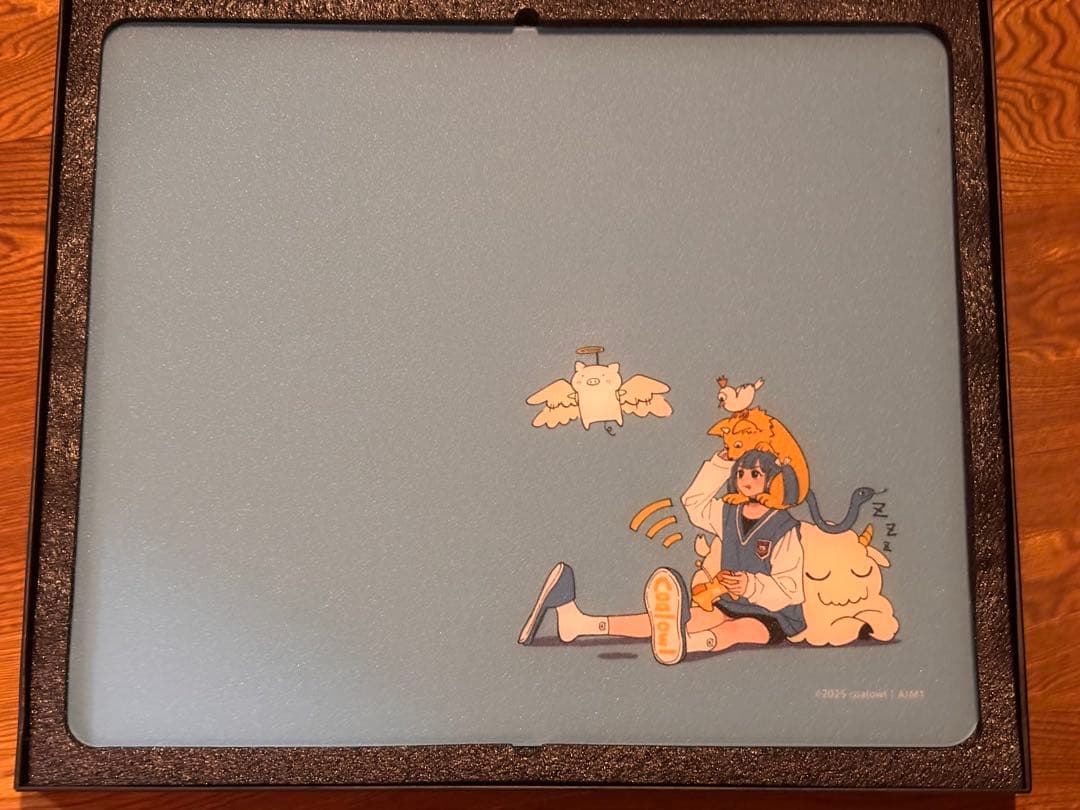 AIM1 叢雲 ガラス製 ゲーミングマウスパッド 420×500mm