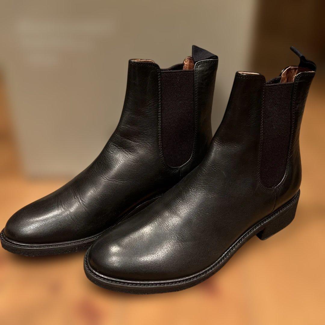 MARGARET HOWELL idea/サイドゴアブーツ/size23/黒