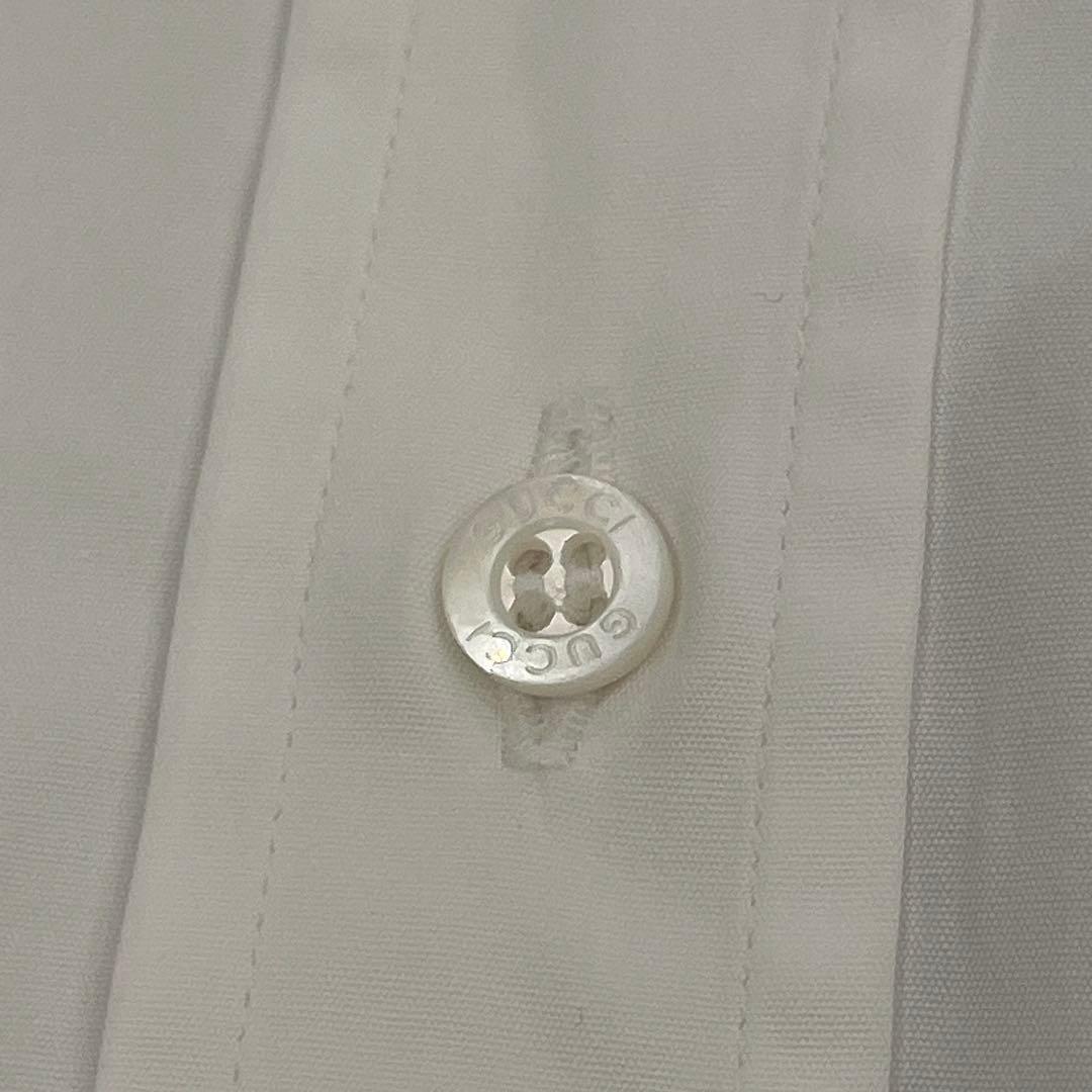 GUCCI グッチ ドレスシャツ ダブルカフス 白 39