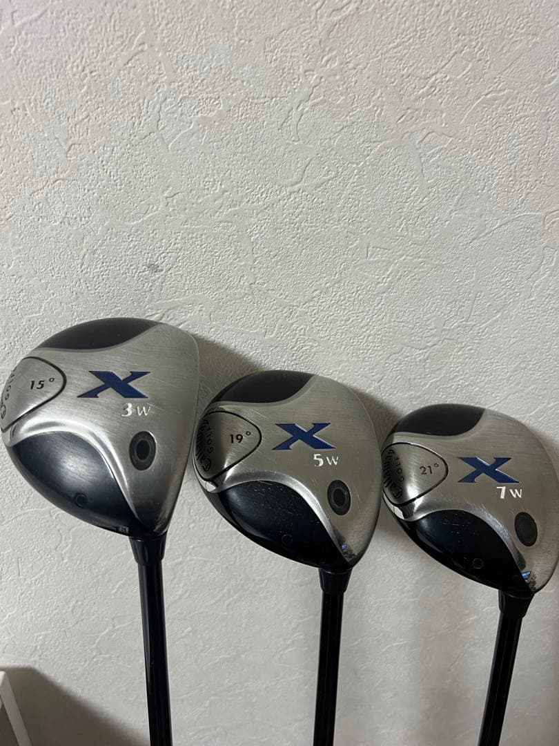 【今だけ値下げ】キャロウェイX 　フェアウェイウッド　3本セット3W、5W、7W