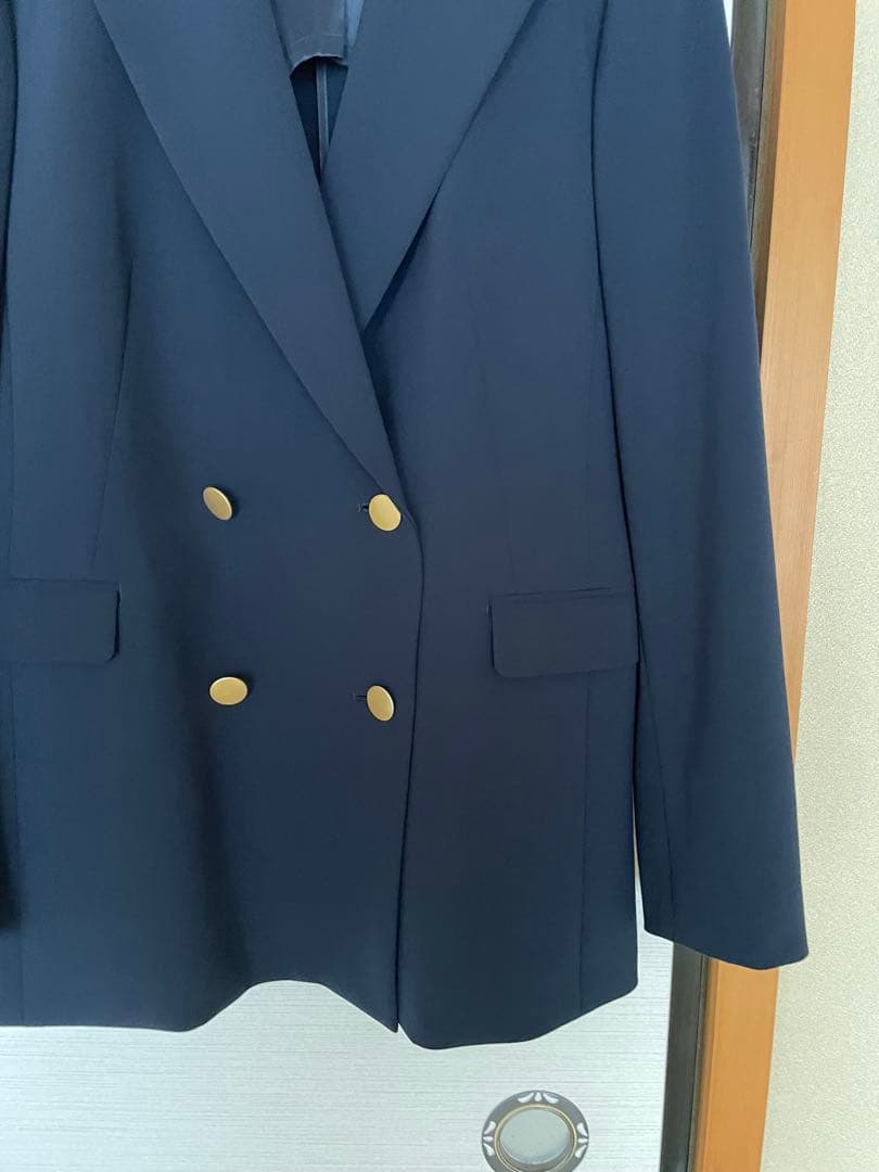 11月末までAOKI パウダリーストレッチツイル ダブルジャケット セットアップ