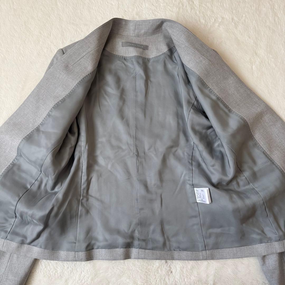 theory luxe パンツセットアップ　フォーマル　ビジネス　グレー　40