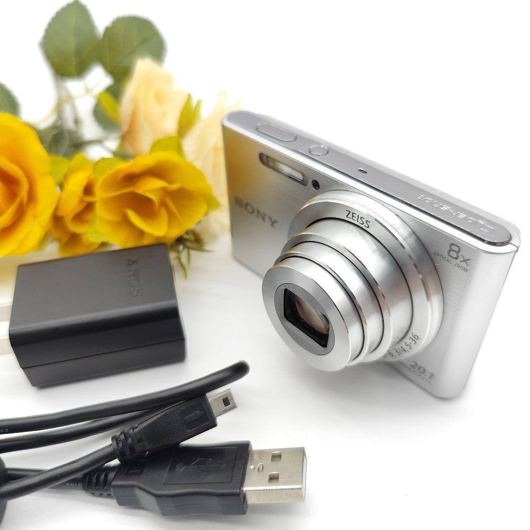 【極美品】SONY サイバーショット DSC-W830 コンパクトデジタルカメラ
