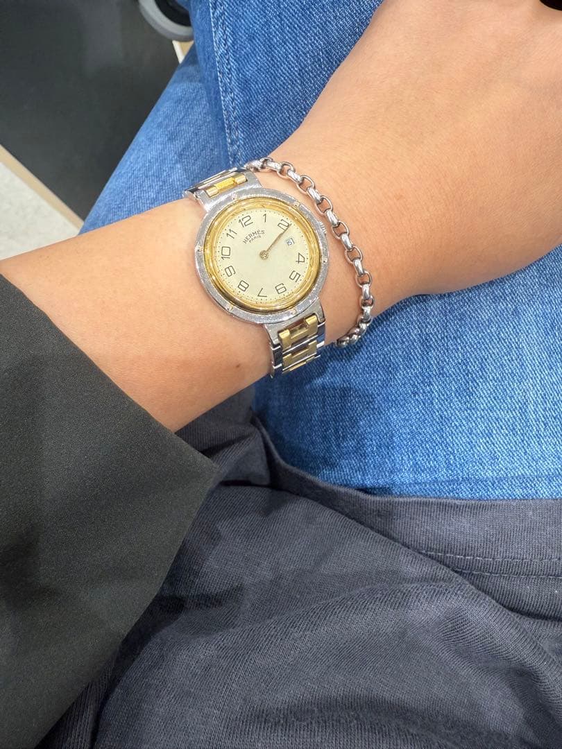 Vintage HERMES エルメス　クリッパー　腕時計