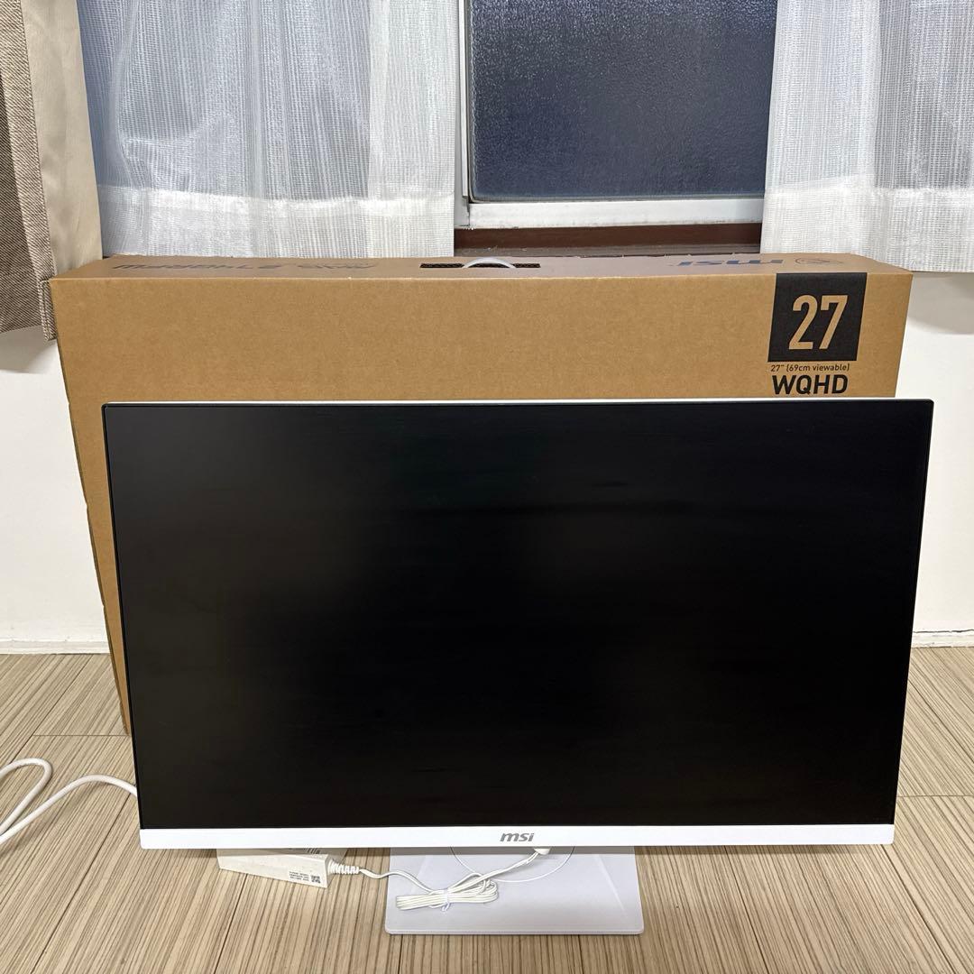 MSI MAG 274QRFW ゲーミングモニター 27インチ