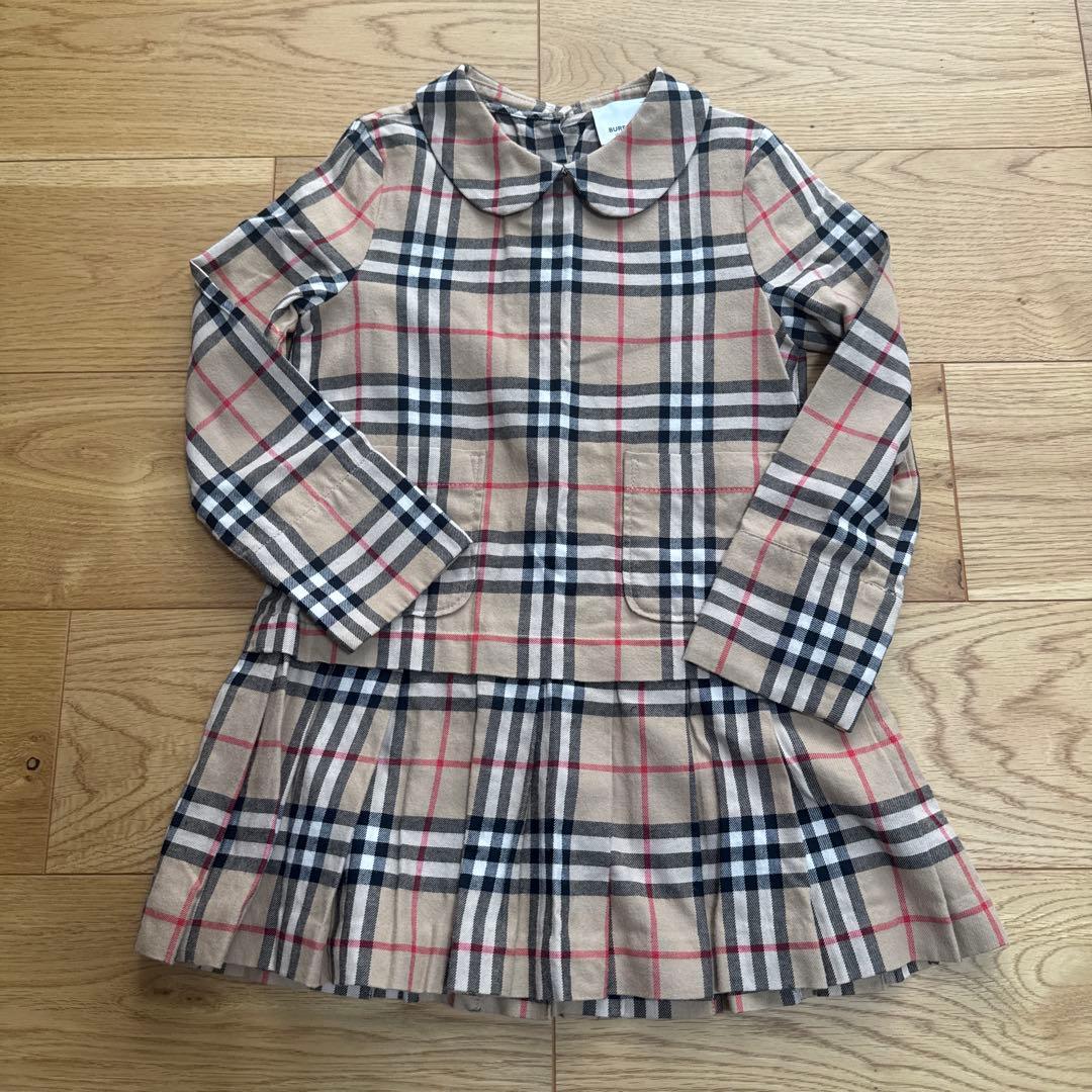 バーバリーワンピース　ヴィンテージチェック　116㌢