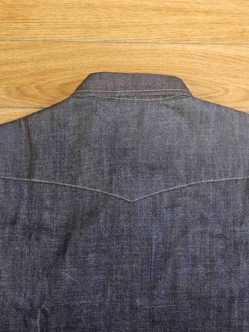 送料無料/新品未使用　DOUBLE RRL ダークデニムノンウォッシュ シャツ