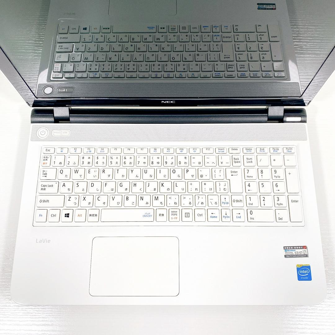 すぐに使える✨大容量1000GB✨写真や動画の保存に✨NECノートパソコン✨02