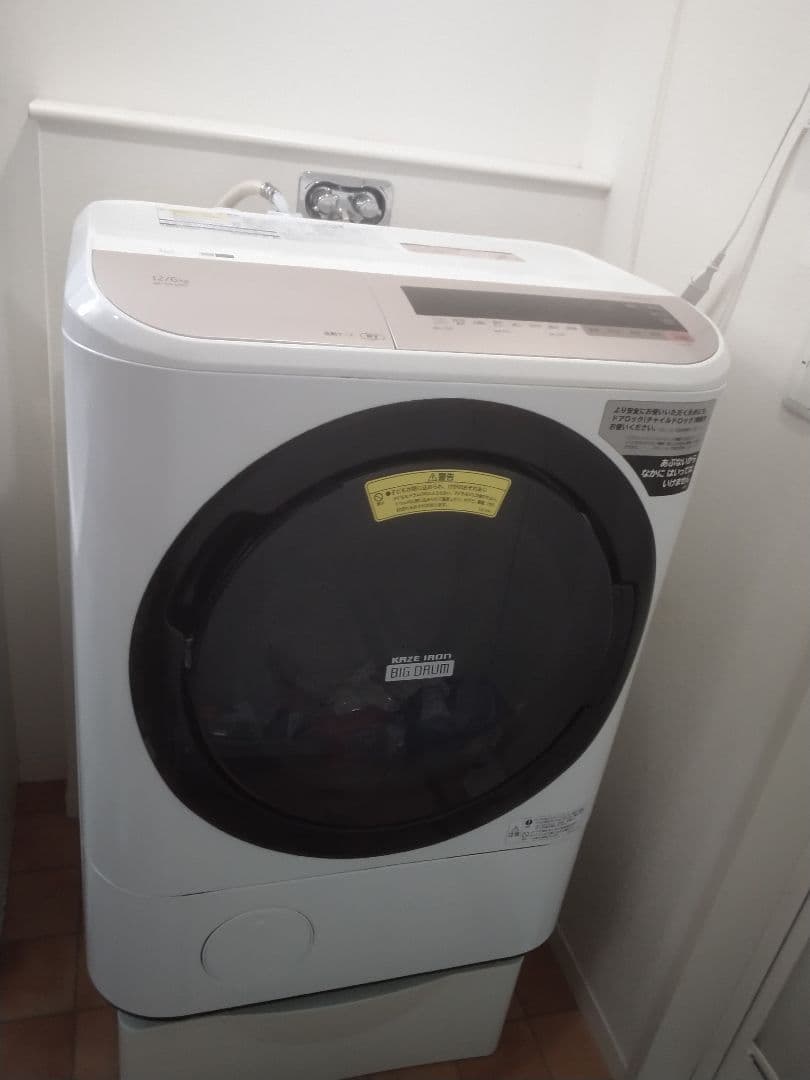 2019年製 日立 ビッグドラム BD-NV120CR 12kg/6kg 右開き