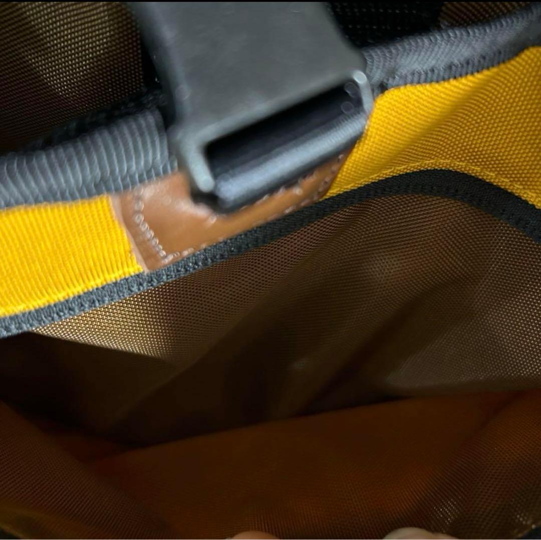 master-piece メッセンジャーバッグ イエロー/ネイビー　廃番カラー