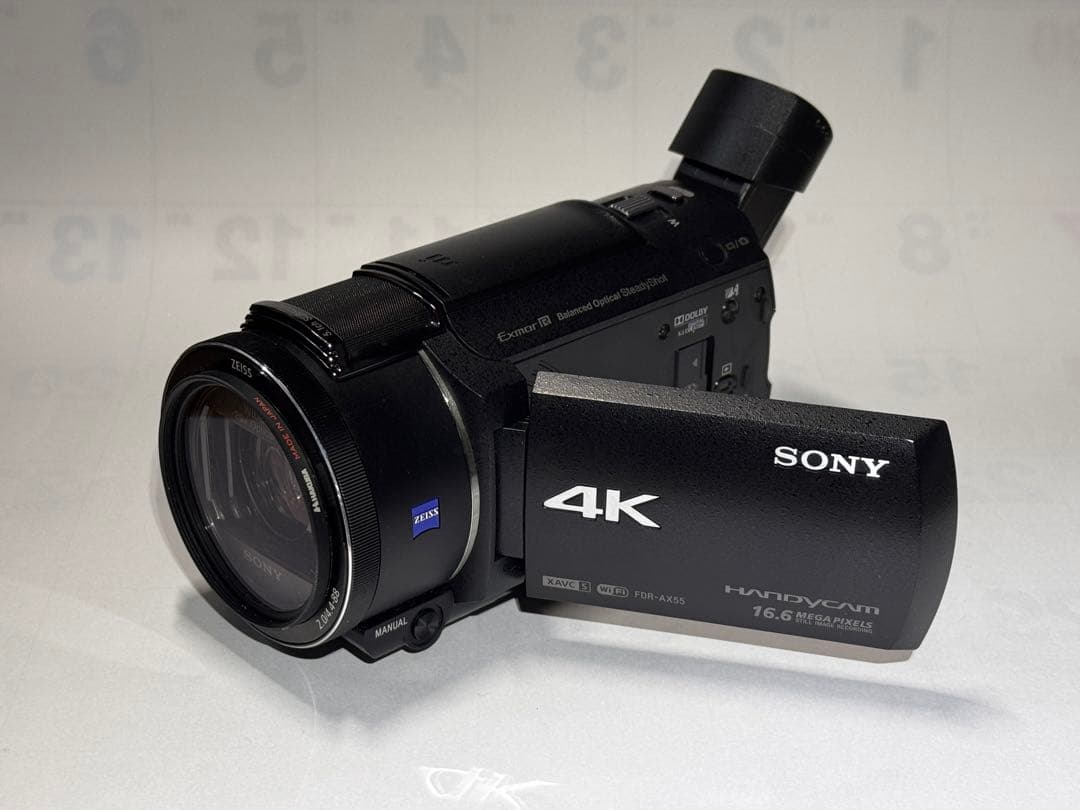 SONY 4K ビデオFDR-AX55 予備バッテリー、アクセサリー付き