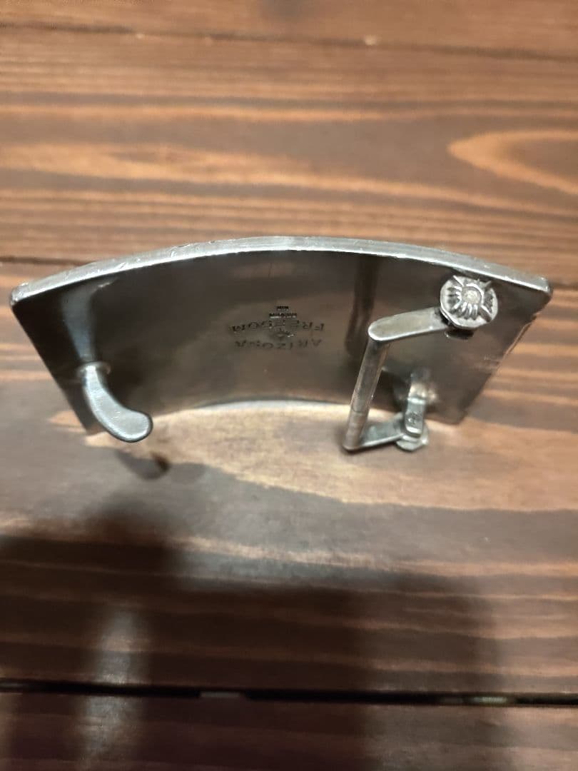 ARIZONA FREEDOM SV925 K18 太陽神 バックル 唐草 叩き