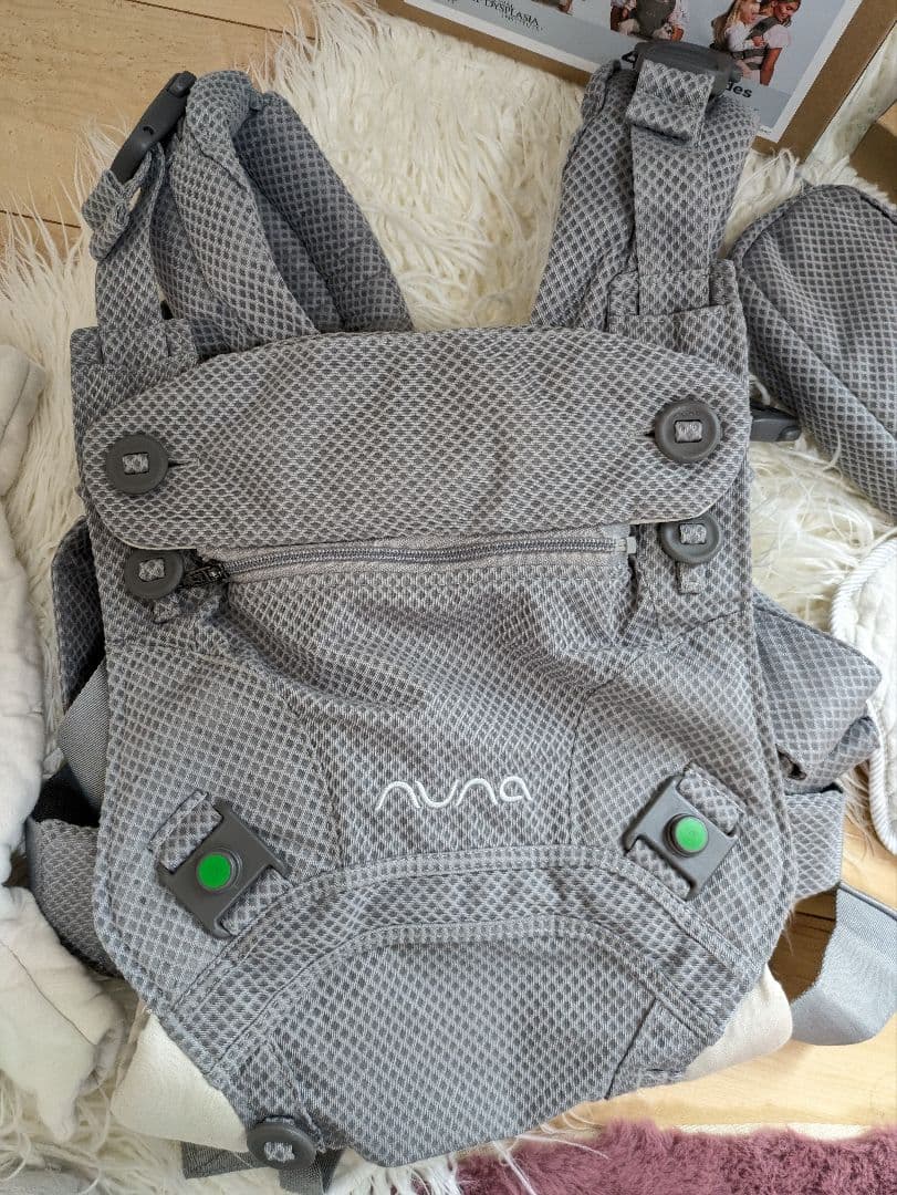 美品　NUNA cudl clik 抱っこ紐 フォグ ヌナ　カドルクリック