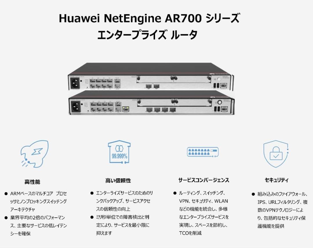 未開封 業務用 NetEngine AR720 高性能エンタープライズルーター
